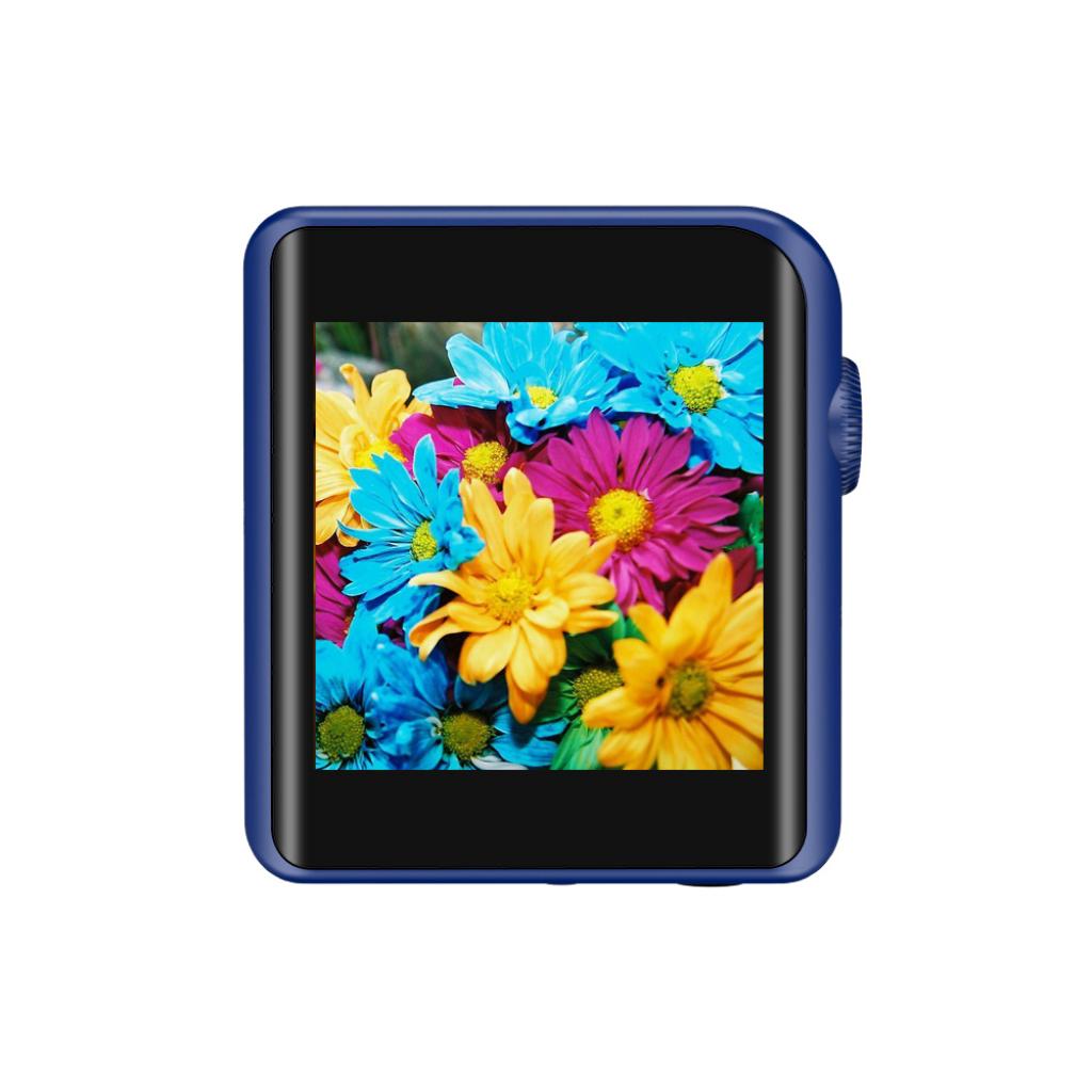 SHANLING デジタルオーディオプレーヤー ハイレゾ対応/Bluetooth/aptX/LDAC/タッチスクリーン/専用レザーケース同梱 ブルー M0 BL set