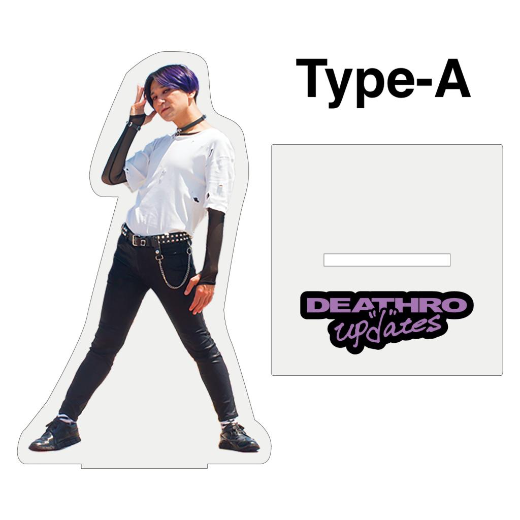 DEATHRO 『up"d"ates(アクリルスタンド付き)』 Type-A
